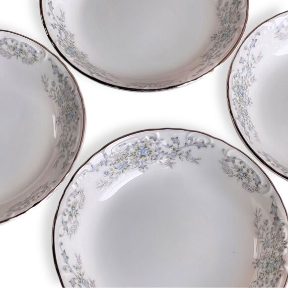 Vintage Norleans Fine China JAPAN Theresa Fruit Dessert Sauce Bowls (4) - Picture 10 of 15